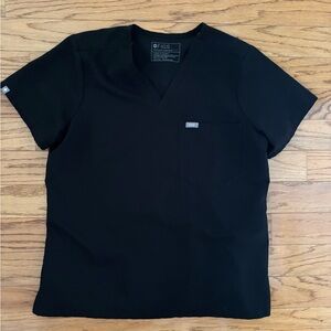 Figs Black Catarina One Pocket Scrub Top